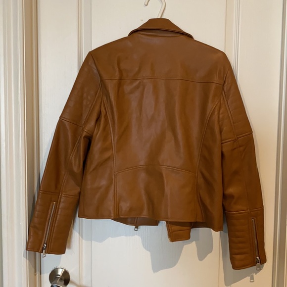 7 for all mankind pleather biker jacket - Picture 3 of 6